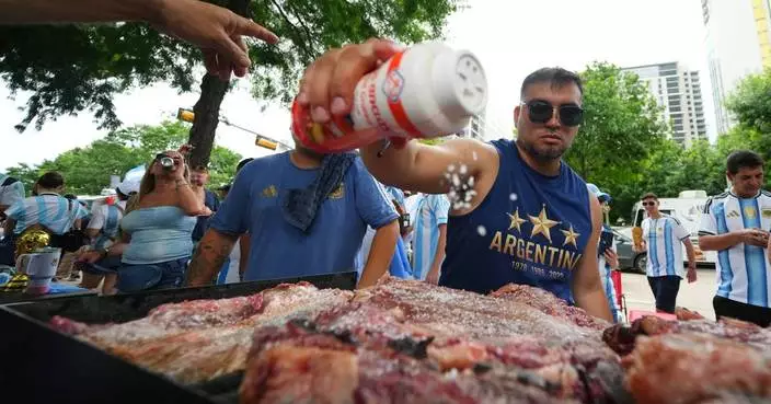 There's a beef about beef at the World Cup, as Argentina fans pour into Texas