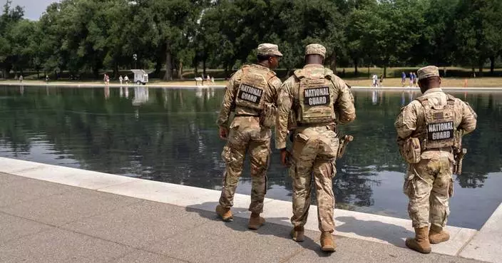 Patrols and nanobubbles continue at the Reflecting Pool as Trump looks for a renovation do-over