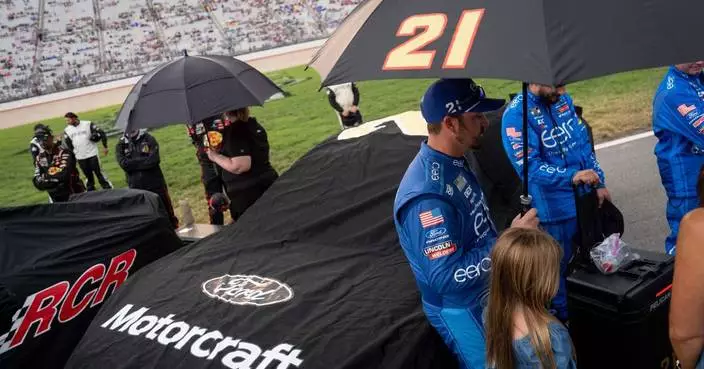 Rain delays the start of NASCAR’s Cup Series race at Nashville Superspeedway