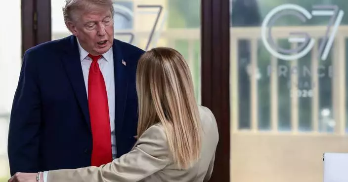 Trump deepens the dustup with Italy's Meloni over a disputed photo from the G7 summit