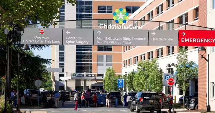 Delaware hospital locked down after 2 people are shot inside