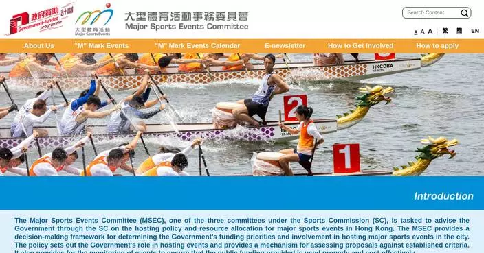 Hong Kong Awards ‘M’ Mark Status to Four Major Sports Events in 2026