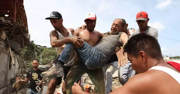 Neighbors dig through Venezuela rubble to search for loved ones after 2 deadly earthquakes