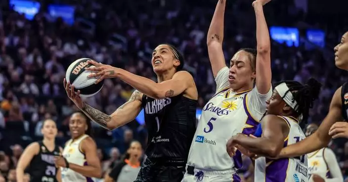 Gabby Williams scores 16 points, Kaila Charles comes off bench for 13, Valkyries top Sparks 78-58