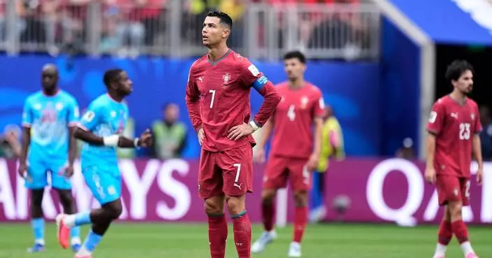 Portugal great Ronaldo fails to score in a surprising 1-1 draw against Congo at the World Cup