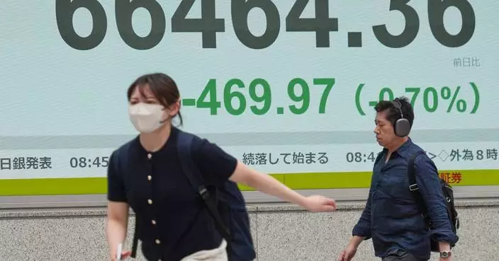 Asian shares mostly slip as latest fighting undermines the US-Iran ceasefire.