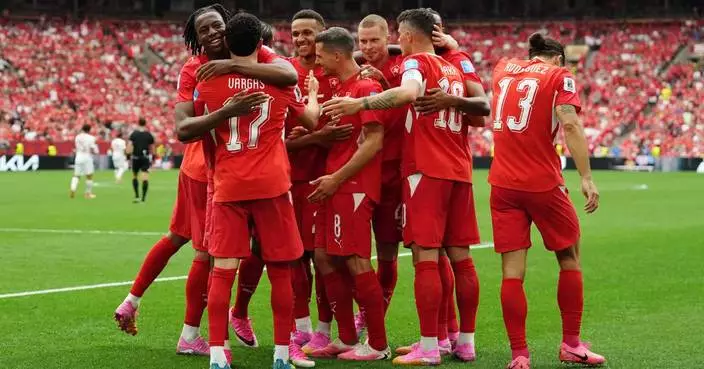 Switzerland wraps up first place in Group B at the World Cup with a 2-1 victory over Canada