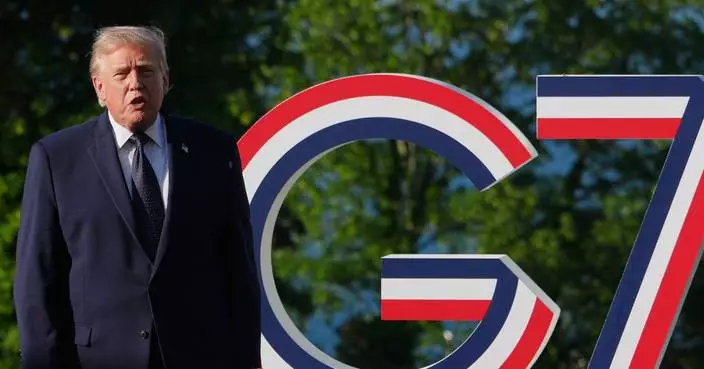 The Latest: G7 to focus on Ukraine and Iran on first full day of meetings