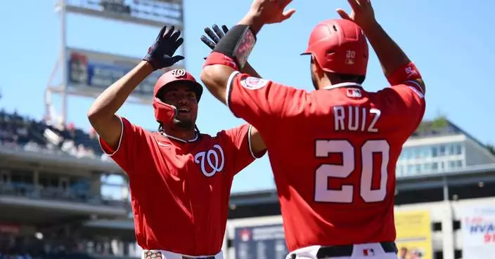 James Wood, Luis García Jr. each homer and Nationals beat Padres 4-2
