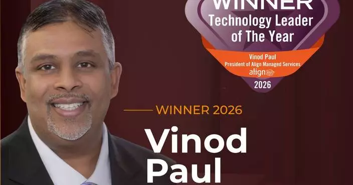Align's Vinod Paul Named Technology Leader of the Year in 2026 FTF News Technology Innovation Awards