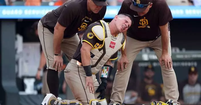 Padres place catcher Freddy Fermin on 7-day concussion injured list