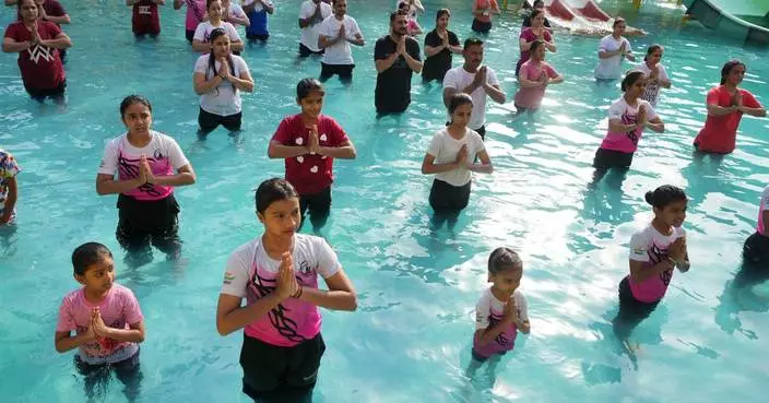 Photo highlights from the International Yoga Day