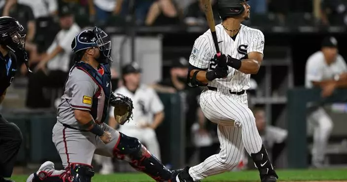 Braden Montgomery hits 2-run homer in 10th inning of MLB debut to lift White Sox over Braves 6-5