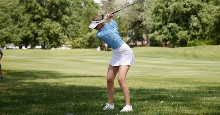 Korda and Cowan 2 back in LPGA team event. Inkster advances to weekend at record age of 66
