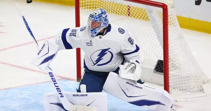 Lightning’s Andrei Vasilevskiy wins the Vezina Trophy as the NHL’s best goaltender