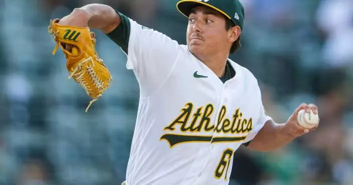 Gage Jump spins gem and A's score 5 in 1st to beat Angels 5-0 after Trout lands on injured list