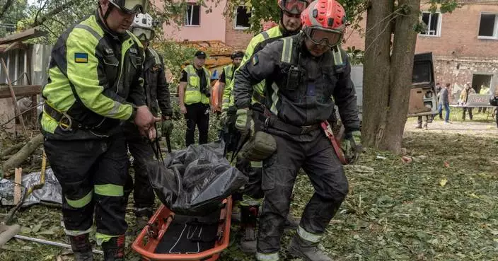 Russia strikes an apartment block in Ukraine's Kharkiv city, killing 1