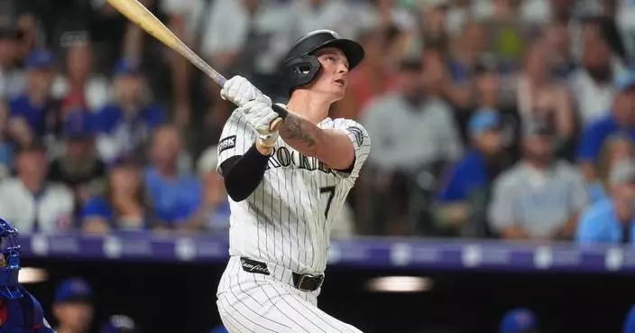 Thompson singles in winning run in 9th, Rockies beat Cubs 3-2