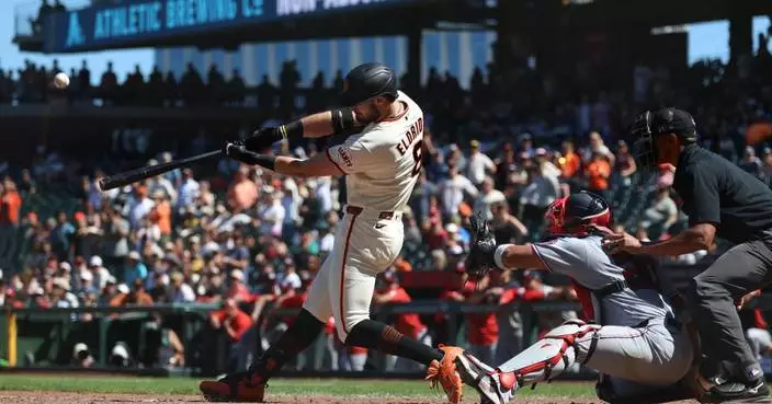 Eldridge’s grand slam caps wild comeback as Giants rally from 8 down in 8th to stun Nats, 11-10