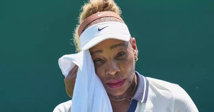 Serena Williams' daughters see how hard she's working for Wimbledon return