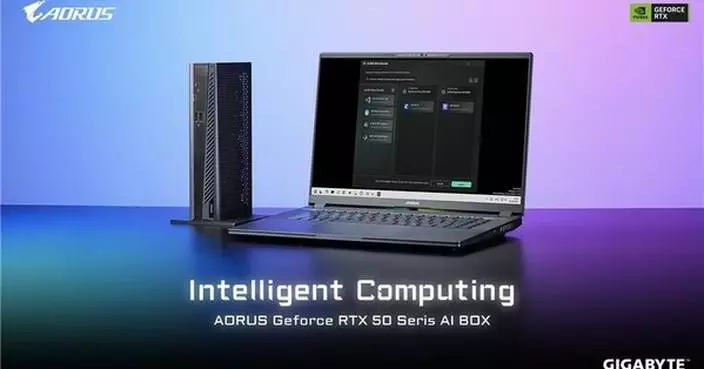 GIGABYTE AORUS GeForce RTX™ 50 Series AI BOX Brings Desktop-Class Computing Power and Accessible AI Ecosystem to Ultrabook Laptops