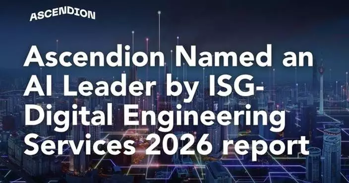 Ascendion Named an AI Leader by ISG for Integrated Platform and Application Services