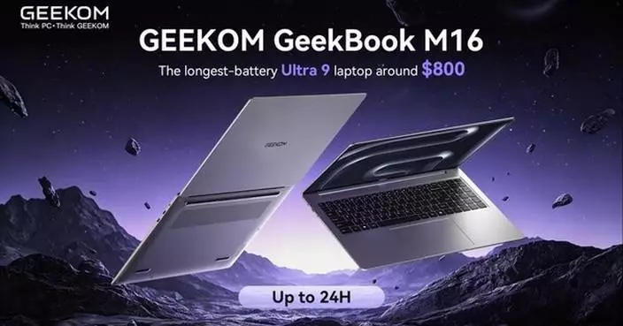 GEEKOM Launches the New GeekBook M16, Redefining the $800 High-Performance Productivity Laptop Segment