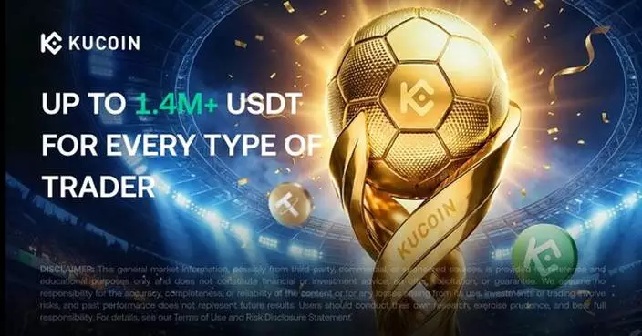 KuCoin Launches Crypto Cup With Up to 1,400,000 USDT Reward Pool During Global Football Season