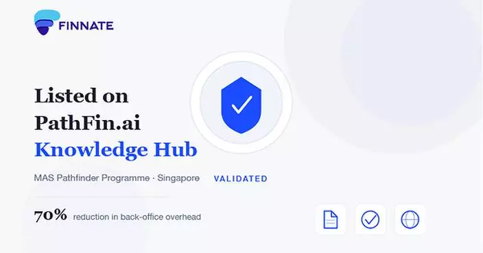 Finnate Listed on PathFin.ai Knowledge Hub under the MAS Pathfinder Programme Following Independent Review and Verification Process