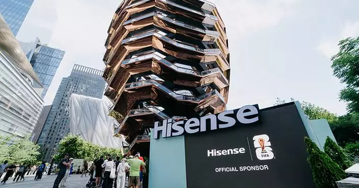 Hisense RGB-themed pop-up event lights up the new landmark of FIFA World Cup 2026™