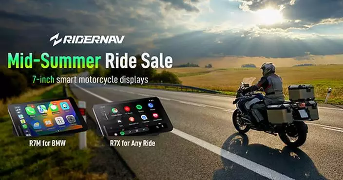 RiderNav Brings Its 7-Inch Smart Motorcycle Displays to the Mid-Summer Riding Festival