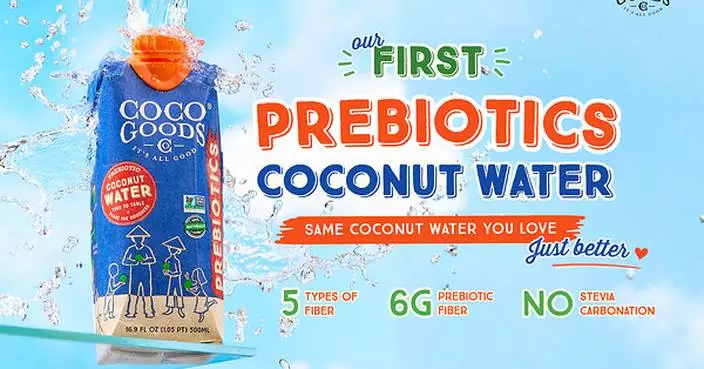 CocoGoodsCo Launches New Prebiotics Coconut Water: An Easy Upgrade To Everyday Hydration