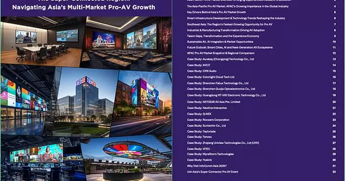 InfoComm Asia Launches the 2026 Asia-Pacific Pro AV Market Playbook, Revealing the Technologies, Markets and Opportunities Reshaping the Region's Digital Future