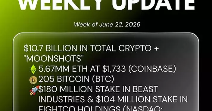 Bitmine Immersion Technologies (BMNR) Announces ETH Holdings Reach 5.67 Million Tokens, and Total Crypto and Total Cash Holdings of $10.7 Billion