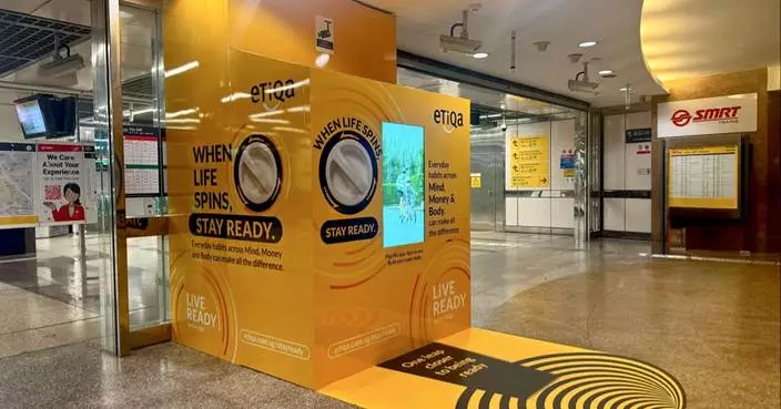 Etiqa Insurance Singapore Brings Everyday Readiness to Public Spaces through “When Life Spins, Stay Ready” Campaign