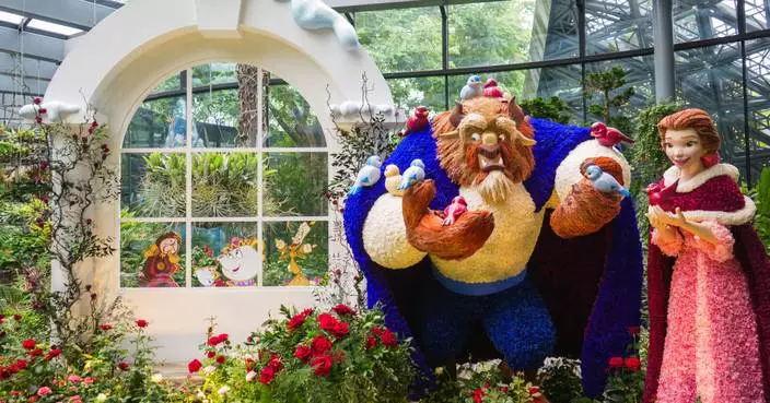 Disney Garden of Wonder blooms to life again at Singapore’s Gardens by the Bay with all-new character topiaries
