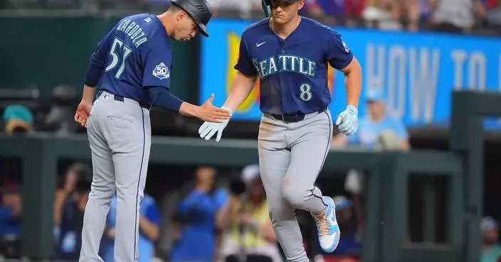 Dominic Canzone hits go-ahead 3-run homer as Mariners rally for 6-4 win over Rangers