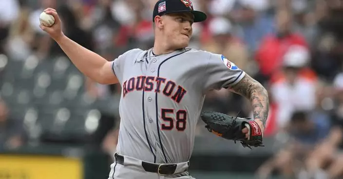 Hunter Brown pitches Astros past White Sox 4-1 for 5th straight win