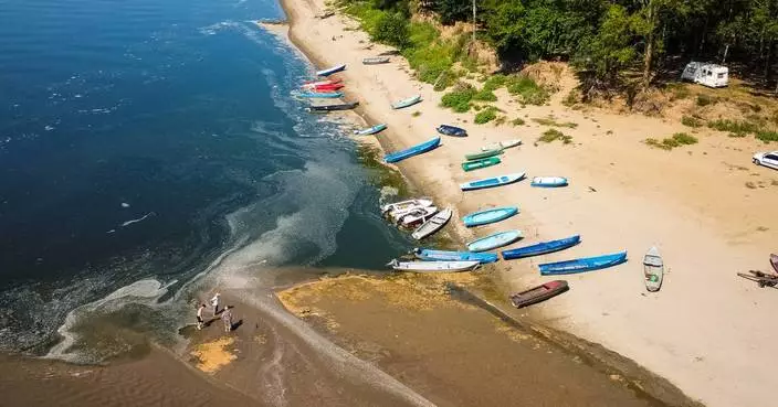 Record-low Danube River affects tourism and industry as drought and heat grip Central Europe