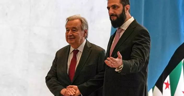 U.N. chief urges international community to back Syrians during visit to Damascus