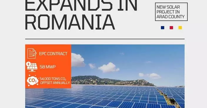 Ameresco Sunel Energy SA Expands Romania's Renewable Energy Footprint with New 58MWp Solar Project in Arad County