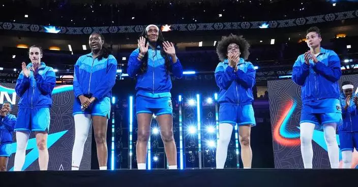 Jones and Clark help Team Spoon beat Team Coop 129-122 in the WNBA All-Star Game