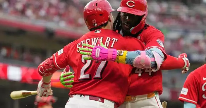 Reds become first team to homer 4 times in an inning this season