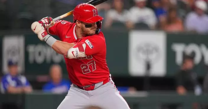 Trout homers in his return for the Angels from a hamstring strain after a 17-game absence