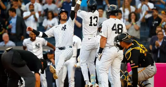 Yankees and Pirates rained out, to play a day-night doubleheader Wednesday