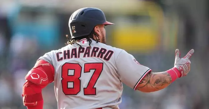 Chapparo, Young and Abrams homer in Nationals' 7-3 win over Rockies