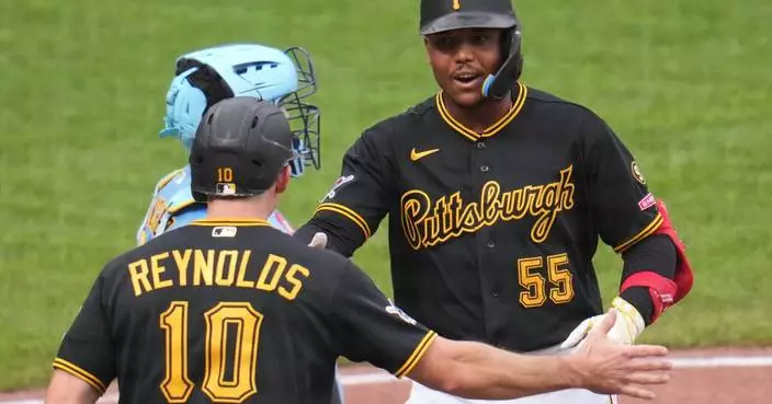 Esmerlyn Valdez homers again as Pirates edge Brewers, 3-2, sweep twinbill from NL Central leaders