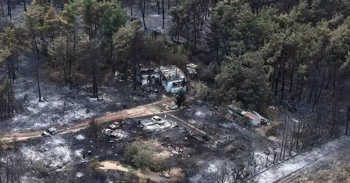 Wildfires kill a father and son in Greece and prompt evacuations in 2 villages