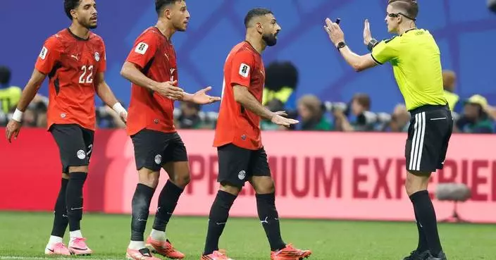 Egypt's soccer team gets a warm welcome home after World Cup loss