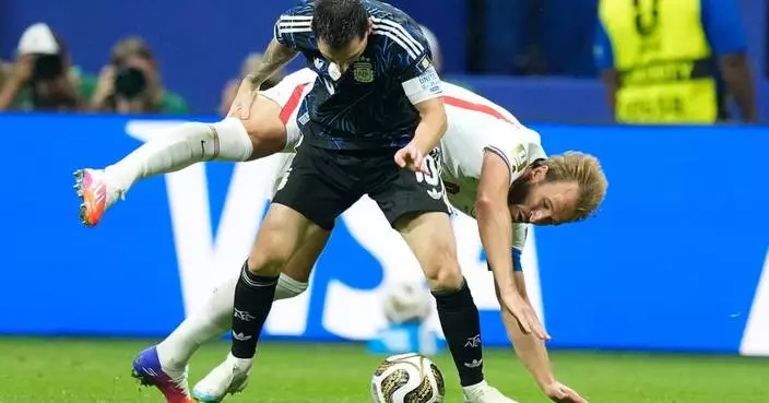 England faces defending champion Argentina for a spot in the World Cup final, in photos